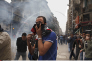 EGYPT: PROTEST IN CAIRO AGAINST PRESIDENT MUBARAK