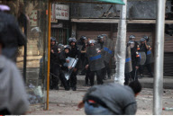 EGYPT: PROTEST IN CAIRO AGAINST PRESIDENT MUBARAK