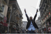 EGYPT: PROTEST IN CAIRO AGAINST PRESIDENT MUBARAK