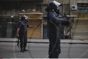 EGYPT: PROTEST IN CAIRO AGAINST PRESIDENT MUBARAK