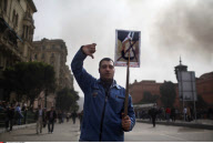 EGYPT: PROTEST IN CAIRO AGAINST PRESIDENT MUBARAK