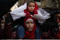 EGYPT: PROTEST IN CAIRO AGAINST PRESIDENT MUBARAK