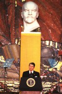 Reagan in Moscow for Gorbachev Summit