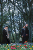 President Reagan Visits Kolmeshohe Cemetery