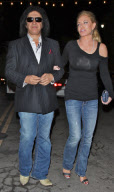 Gene Simmons and Shannon Tweed Arrive at Bardot Nightclub