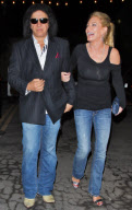 Gene Simmons and Shannon Tweed Arrive at Bardot Nightclub
