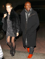 Seal and Heidi Klum dining at Matsuhisa 