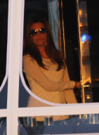 Eva Longoria and boyfriend Eduardo Cruz hopping on a yacht in Miami.