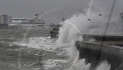 Gale force winds and waves batter Southsea seafront, Portsmouth, Britain - 05 Feb 2011