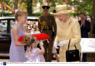 QUEEN ELIZABETH II, CELEBRATING 50 YEARS SINCE HER CORONATION, WESTMINSTER ABBEY, LONDON, BRITAIN - 02 JUN 2003