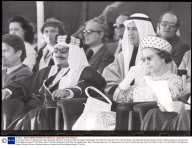 Queen And Duke Tour Middle East. Early Yesterday Afternoon The Queen And The Duke Of Edinburgh Had Their First Taste Of Life In The Gulf When They Watched Student Dancers Perform Rhythmic Bedouin Dances And Harsh Wailing Songs Of The Desert. After Th