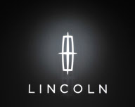 The logo for Lincoln on display at the Chicago Auto Show