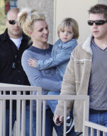 Britney Spears takes Jayden to My Gym