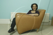 Author Andrea Levy at her London home.