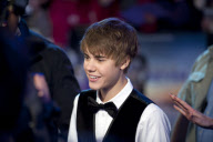 Justin Bieber attends the "Never Say Never" European Premiere