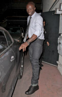 Seal and Heidi Klum leaving Matsuhisa after enjoying dinner
