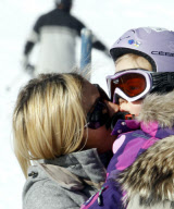 Dutch royal family on wintersport vacation in Lech, Austria
