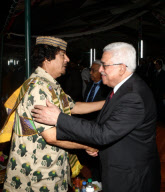 Abbas attends Libyan celebration