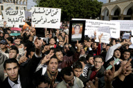 Libyans protest against Qaddafi