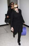 MADONNA and her daughter LOURDES LEON arriving at LAX airport