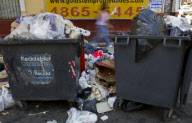 ARGENTINA-BUENOS AIRES-CLEANING SERVICE-STRIKE-TRASH