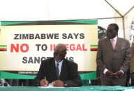ZIMBABWE-HARARE-ECONOMIC SANCTIONS-RALLY