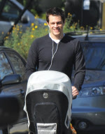 Johnny Knoxvilled Works Out With A Stroller