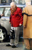 NO FRANCE, NO PORTUGAL, NO SPAIN, NO POLAND John Malkovich nursing his broken leg