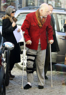 NO FRANCE, NO PORTUGAL, NO SPAIN, NO POLAND John Malkovich nursing his broken leg
