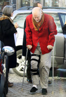 NO FRANCE, NO PORTUGAL, NO SPAIN, NO POLAND John Malkovich nursing his broken leg