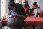 CHINA-SHANXI-HANDICRAFTS-LACQUER CARVING-CLOUD PATTERN (CN)