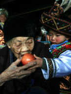 #CHINA-GUANGXI-CENTENARIAN WOMAN (CN)