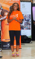 'International Fitness Week' Launched by Melanie Brown at Old Spitalfields Market, London, United Kingdom
