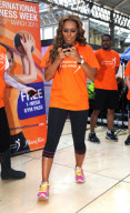'International Fitness Week' Launched by Melanie Brown at Old Spitalfields Market, London, United Kingdom