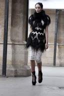 Alexander McQueen Runway during the Paris Fashion Week Fall/Winter 2012.
