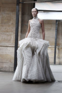 Alexander McQueen Runway during the Paris Fashion Week Fall/Winter 2012.