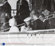Duchess Of York Before Marriage - June 1985 The Queen Mother Chats With Sarah Ferguson (daughter Of Major Ronald Ferguson) And Prince Andrew At Ascot. Pkt 343 - 82233