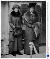 Daily Mail Ideal Home Exhibition - Ideal Home Show Pictures For Centenary. Picture Shows The Princess Mary Princess Royal And Countess Of Harewood (died March 1965) With Her Mother Queen Mary (died March 1953) At The Exhibition In 1920.