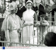 Duchess Of York Later Queen Elizabeth The Queen Mother Pictured In May 1935 During A Visit To The Children's Ward Of The Middlesex Hospital.