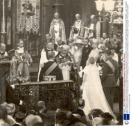 Royal Wedding The Duke And Duchess Of York Wedding Ceremony Conducted By The Archbishop Of Canterbury (later King George Vi And Queen Elizabeth - Later The Queen Mother) 1923