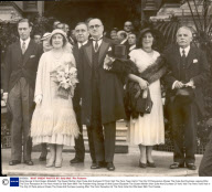 King George Vi And Queen Elizabeth The Queen Mother (then Duke And Duchess Of York) Visit The Paris Town Hall In The City Of Paris.picture Shows The Duke And Duchess Leaving After The Civic Reception At The Paris Hotel De Ville Seen With The Presiden