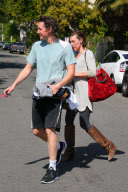 Milla Jovovich Works It Out with husband Paul Anderson