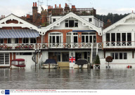 Henley -upon -thames Was Put On Flood Alert As The River Rose To Dangerous Levels