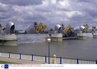 River Thames Flood Barrier, Woolwich, London, Britain - 1994