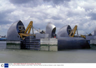 River Thames Flood Barrier, Woolwich, London, Britain - 1994