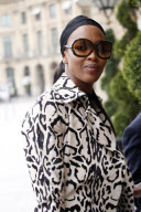 Naomi Campbell in Paris for the Fashion Week