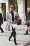 Naomi Campbell in Paris for the Fashion Week