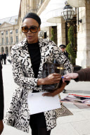 Naomi Campbell in Paris for the Fashion Week