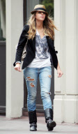 ESMEE DENTER OUT IN LONDON