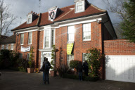 Squatters occupy the London home of Saif Al-Islam Gaddafi, Hampstead Garden Suburb, London, Britain - 10 Mar 2011
